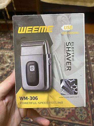 Məişət texnikası: WEEME WM-306 elektrik ülgüc - Model: WM-306 - Güc: 3W - Giriş: 5V/1A — 3