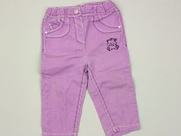 jeansy na guziki: Denim pants, 9-12 months, condition - Very good