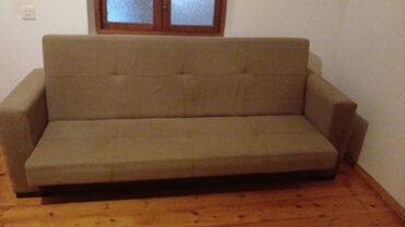 маленький диван: Диван-кровать, Б/у, Раскладной, Без подьемного механизма, Велюровая ткань, Нет доставки
