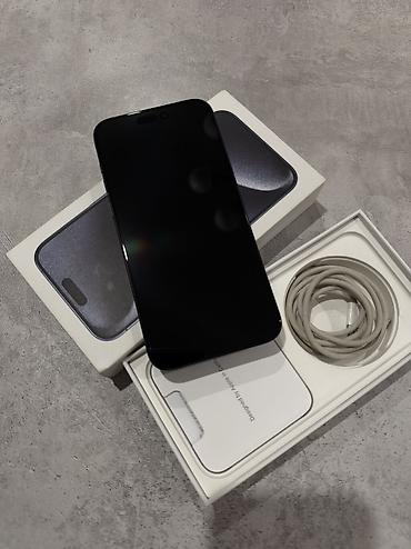 google fold: IPhone 15 Pro Max, Б/у, 512 ГБ, Blue Titanium, Зарядное устройство, Коробка, 82 % — 2