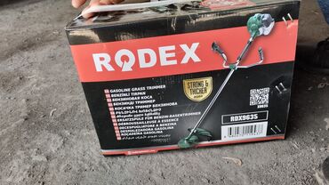 електро косилка: RODEX касилка бензин 2такный.
6 месяцев сервисные обслуживание