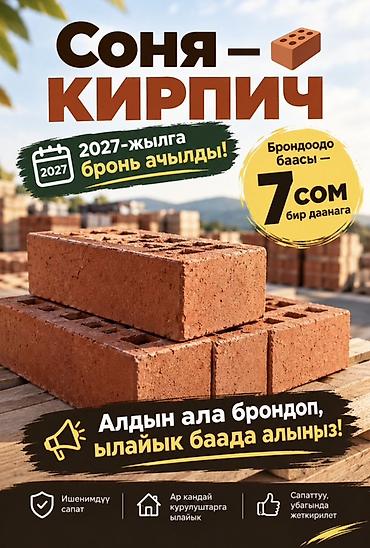 Кирпич «Соня» - Бронирование на 2027 год уже открыто. - Цена при