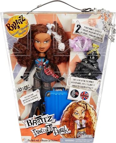 брендовые игрушки: Bratz Pretty ‘N’ Punk Sasha Оригинальная кукла брац Саша ищет новый