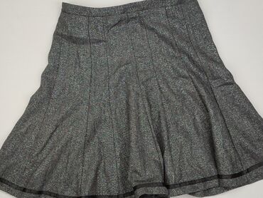 granatowa spódnice rozkloszowane midi: Spódnica, Reserved, S, stan - Dobry