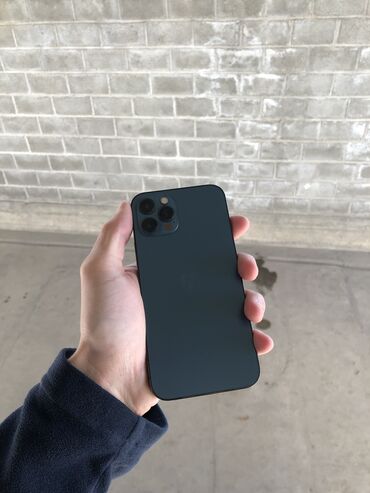 iphone 12 pro 128gb бишкек: IPhone 12 Pro, Колдонулган, 256 ГБ, Көк, Каптама, 83 %