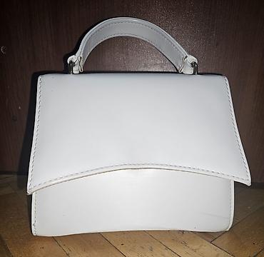 Çantalar: Ağ mini qadın çantası - Rəng: tam ağ - Material: süni dəri - Dizayn — 1