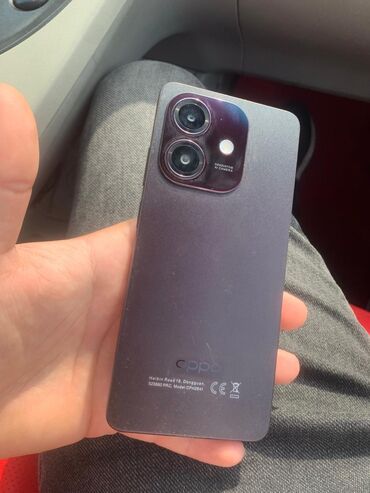 28 may telefon: Oppo A7, 128 GB, rəng - Bənövşəyi, İki sim kartlı