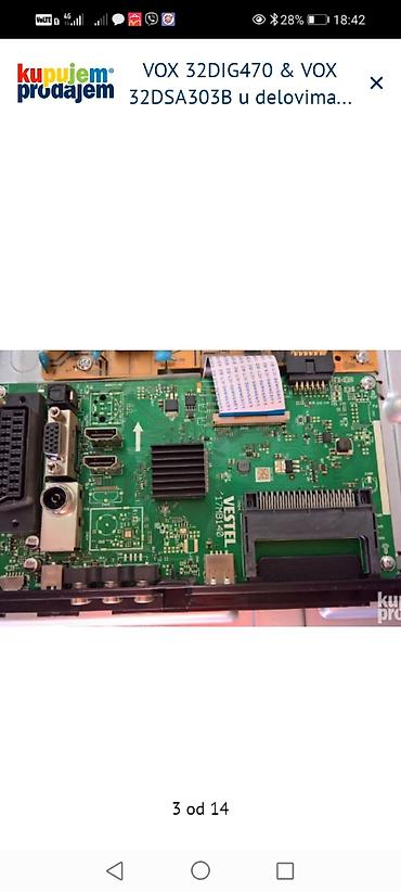 Aksesoari za TV i video: VOX 32DIG470 i VOX 32DSA303B – delovi za TV Dostupni moduli i — 4