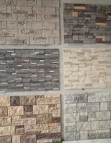Dekorativ daşlar: Dekorativ fasad və daxili divar daş panelləri - Material: Beton — 8