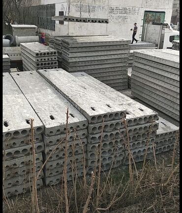 Пустотные плиты перекрытия: Железобетонные плиты с круглыми пустотами. Подходят для строительства — 9