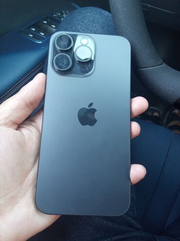ноутбук от эпл: IPhone 15 Pro Max, Колдонулган, 256 ГБ, Графит, 85 %