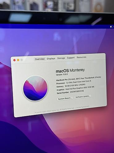Ноутбуки Apple (MacBook): Для лёгких задач, Б/у, Intel Core i5, ОЗУ, RAM: 16 ГБ, В рассрочку — 3