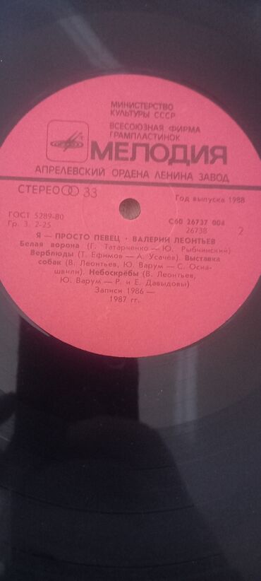 Vinil vallar: Vinil val, 1981 il — 14