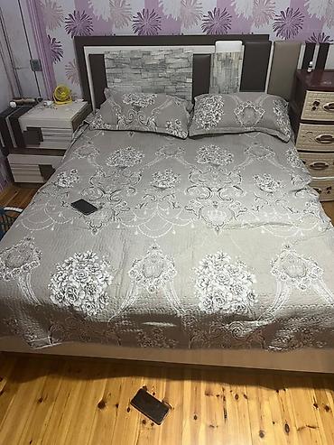 bed: Yataq otağı dəsti - Komplekt: iki nəfərlik çarpayı, 2 ədəd tumbə — 3