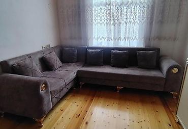 Künc divan. Satılır 350 azn.3*2 ölçüsündə. Açılır, bazalıdır. Ünvan