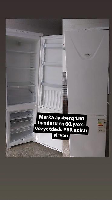 mini soyuducu satilir: Aysberq soyuducu - Brend: Aysberq - Hündürlük: 1.90 m - En: 60 sm - — 1