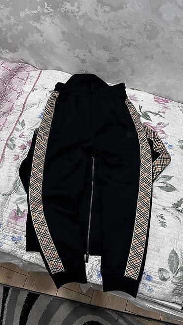 Мужской спортивный костюм, M, L, Burberry, Новый, цвет - Черный, Самовывоз
