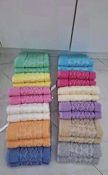 Peškiri: Set pamučnih peškira za kupatilo Veliki 3700 din 6 kom, 3500 din 12 — 8