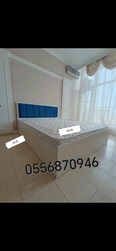krovatlar: Новый, Двуспальная кровать, С подъемным механизмом, С матрасом, Без выдвижных ящиков, Азербайджан
