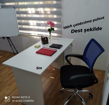 *Ofis masası + kreslosu* Yenidir çatdırılma 1 gün ərzində *Ölçü 60