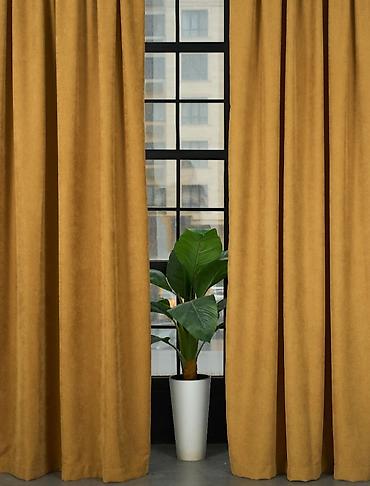 Шторы и занавески: ШТОРЫ .Портьеры из плотной ткани с универсальной шторной лентой - — 5