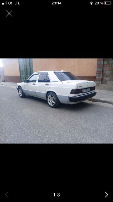 матис 2 2010: Mercedes-Benz 190: 1988 г., 2 л, Механика, Бензин, Седан