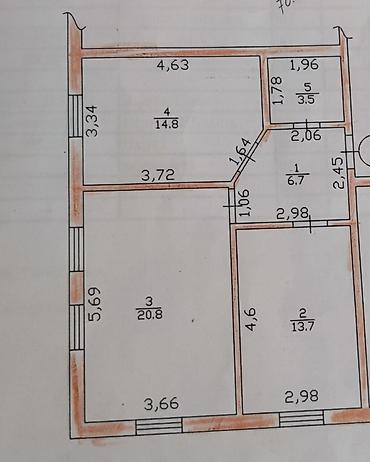 Продажа квартир: 2 комнаты, 60 м², Индивидуалка, 2 этаж, Косметический ремонт — 11