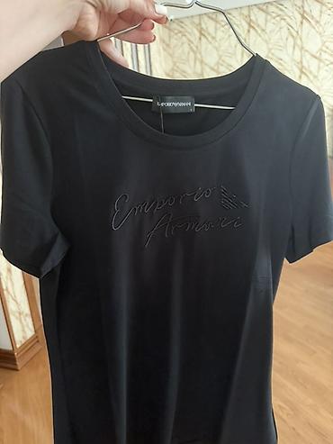 mayka turkce: Qadın qara və tünd göy qısaqol T-shirt kolleksiyası Ümumi — 3