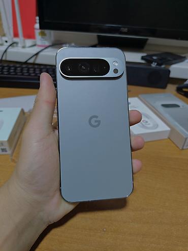 pul shark: Google Pixel 9 Pro XL, Б/у, 256 ГБ, цвет - Серый, 2 SIM — 3