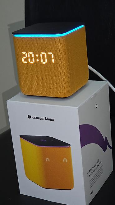 yandex midi: Yeni Yandex Kolonka, Növ - Smart, rəng - Narıncı — 7