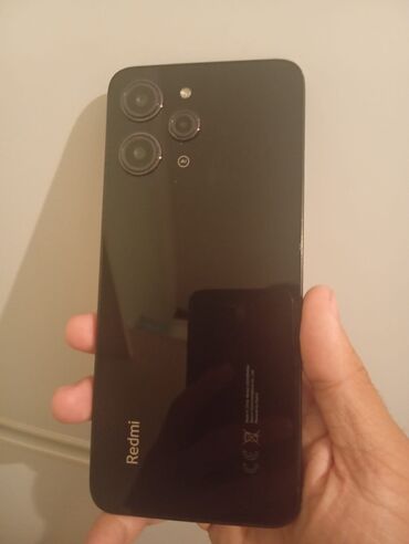 Samsung: Redmi 12, 128 GB, rəng - Qara, Barmaq izi, Face ID