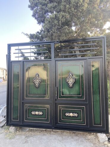 Həyət darvazaları: Yeni Dəmir Həyət darvazası, 3 m, Mexaniki, Qapı ilə, rəng - Qara, Kredit yoxdur, Ödənişli quraşdırma, Ünvandan götürmə, Ödənişli çatdırılma, Rayonlara çatdırılma -da lalafo.az — 2 Həyət darvazaları: Yeni Dəmir Həyət darvazası, 3 m, Mexaniki, Qapı ilə, rəng - Qara, Kredit yoxdur, Ödənişli quraşdırma, Ünvandan götürmə, Ödənişli çatdırılma, Rayonlara çatdırılma — 2