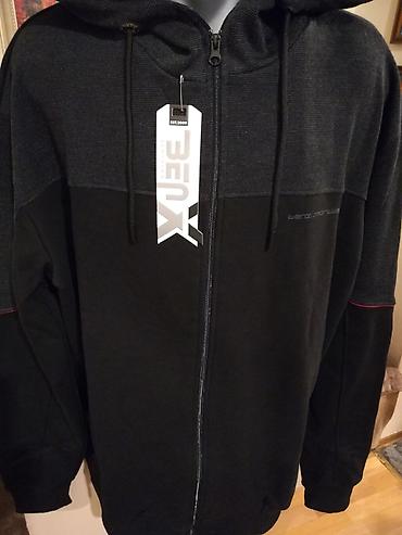 pull bear rs: Kvalitetan muski duks sa kapuljacom u velikom broju Benx 5XL Crni — 4