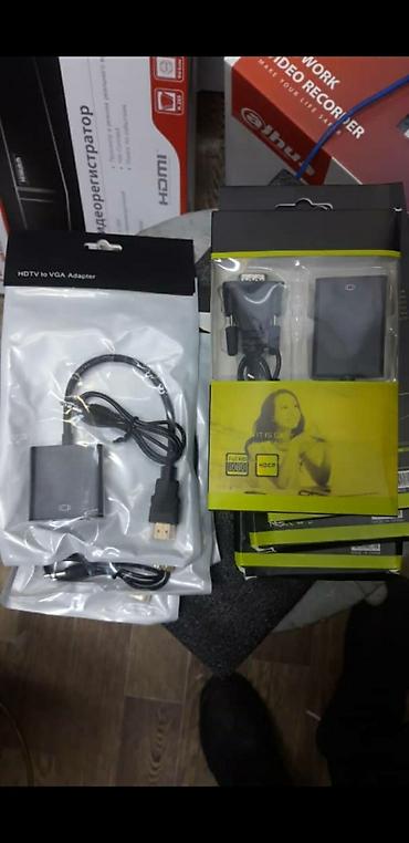 hdmi to dp: Переходник конвертер коннектор hdmi to vga колокольчик тюльпан — 1
