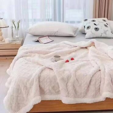 Ćebad i pokrivači: Pliš, Veličina - Bračna, bоја - Siva — 6