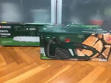 Motorne testere: Električna lančana testera Parkside - Snaga motora 2000 W, brzo i — 13