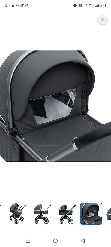 Коляски: Коляска, цвет - Черный, Б/у — 3