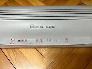Druga oprema za računare i laptopove: Laminator RECO LAM 321, format A3 (do DIN A3) - Širina laminiranja — 15