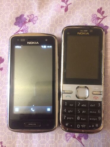 telefonlar mobil: Nokia C6-01, rəng - Boz, Sensor