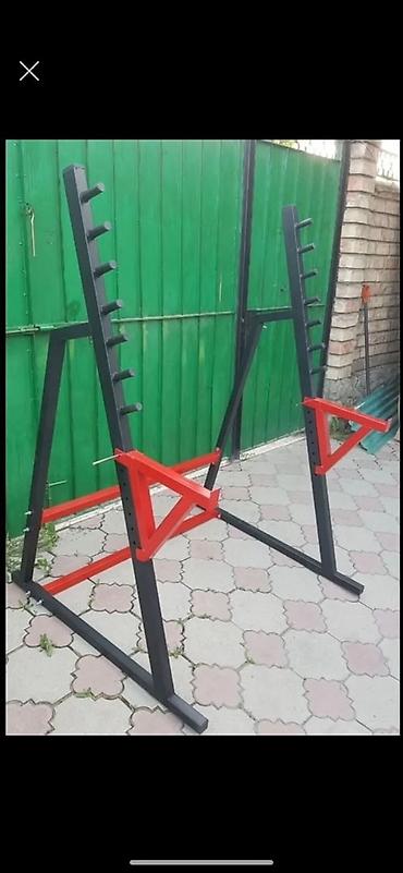 Стойка для штанги/силовая рама (парная) - Конструкция: две отдельные