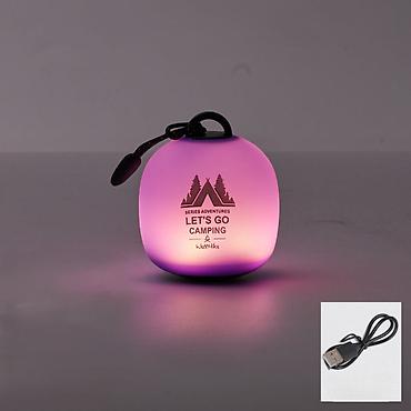 Мини-лампа-брелок WELLHIKE “Let’s Go Camping” - Компактный