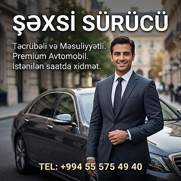Şəxsi sürücü, 40 yaş, stajı 20 il, Şəxsi nəqliyyat vasitəsi ilə