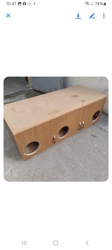 Yuvalar: Rəngli taxta heyvan evi/budaq evciyi - Material: taxta konstruksiya — 25