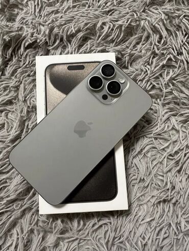 readme 13 ну про: IPhone 15 Pro Max, Natural Titanium, Кулакчындар, Заряддоочу түзүлүш, Коргоочу айнек, 86 %