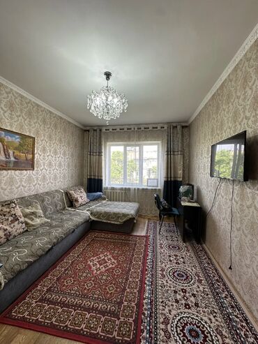 аламедин 1 квартира берилет: 2 комнаты, 60 м², 105 серия, 4 этаж, Евроремонт