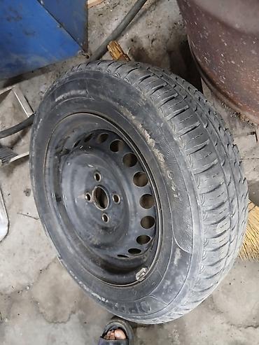 жип унаа: R14 шина 4х100 Hankook Optimo K415 на штампованном стальном диске — 2