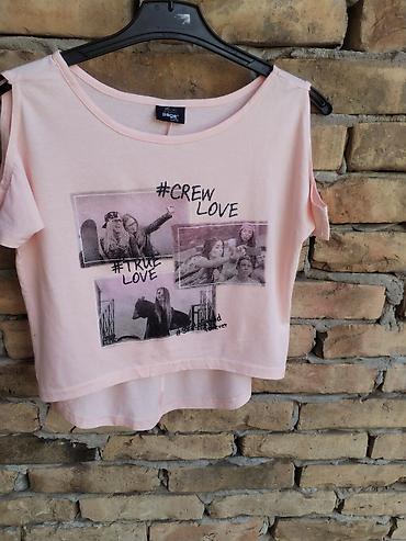 smaragdno zelena: Roze dečija majica Page Young, veličina 134/140 (10 years). Kratak — 1