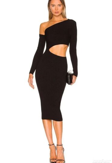 Haljine: 2XL, bоја - Crna, Koktel, klub, Dugih rukava na lalafo.rs — 3 Haljine: 2XL, bоја - Crna, Koktel, klub, Dugih rukava — 3