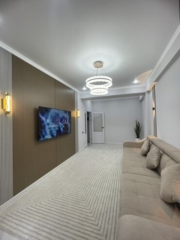 кок добо: 2 комнаты, 59 м², Элитка, 4 этаж, Дизайнерский ремонт