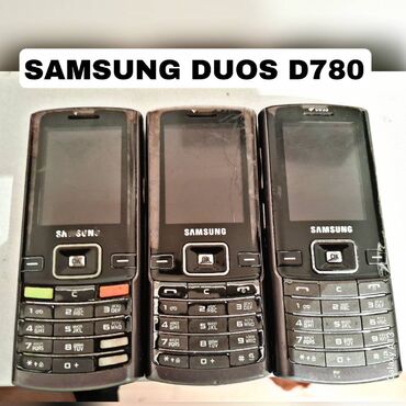 Samsung: Samsung D780, < 2 GB Memory Capacity, rəng - Qara, Düyməli